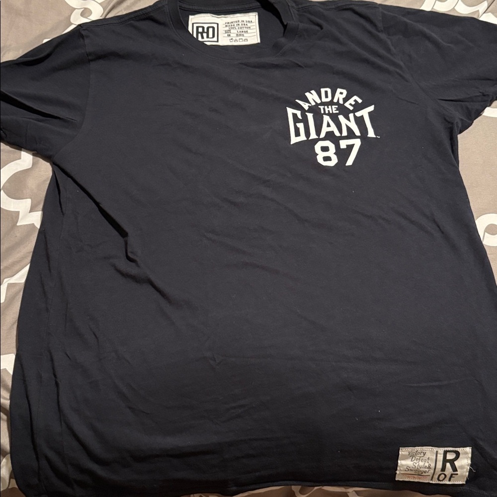 Roots of Fight Andre the Giant 87 Black T-Shirt